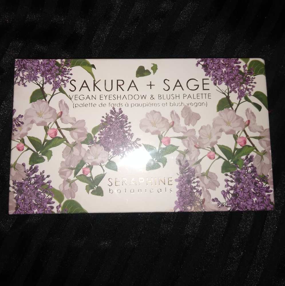 Seraphine botanicals eyeshadow and blush palette